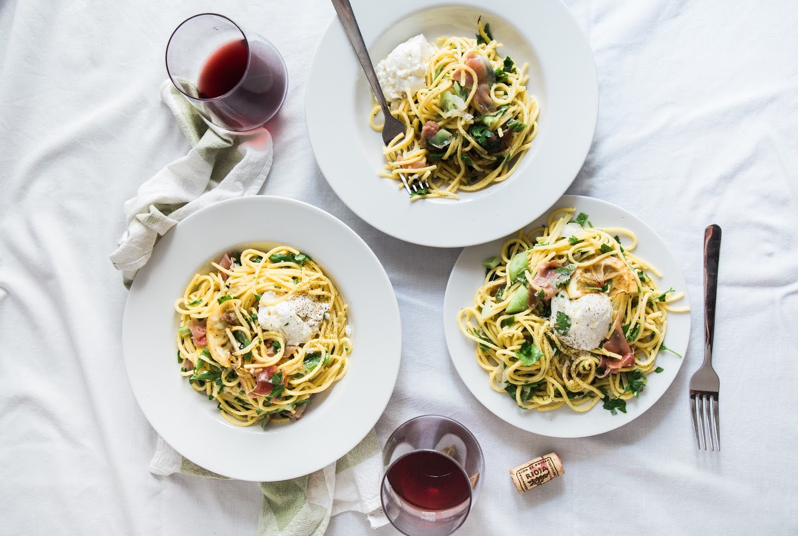 Spaghetti long Italian pasta